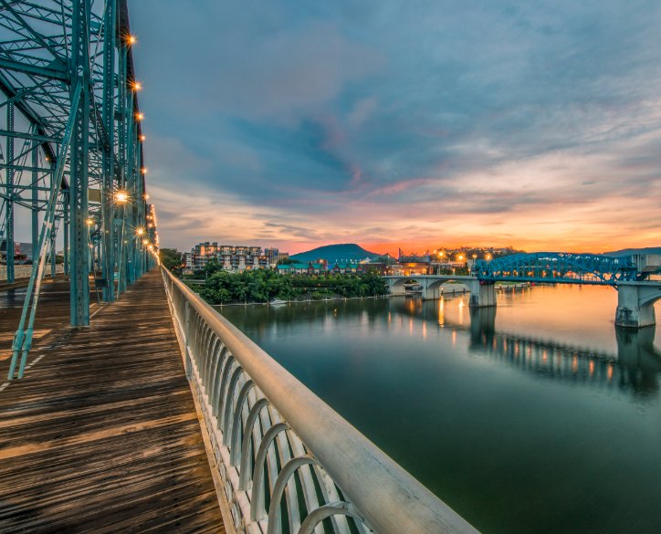 Tennessee Riverfront Sunset Walk hero